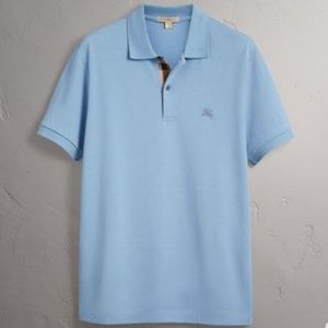 Authentic Burberry Polo Shirt with check mark